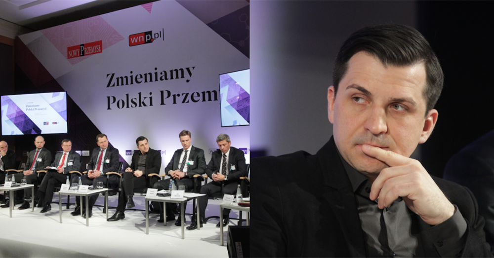 Artur Kupczunas at the "2030: horizons of the Polish and global energetics"