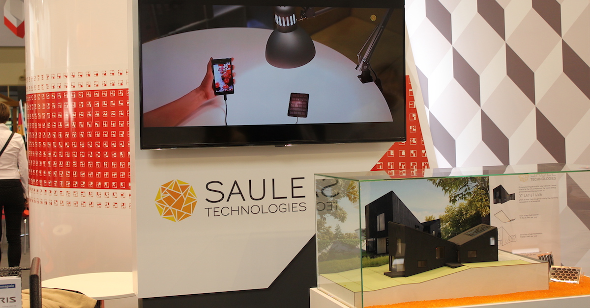 Saule Technologies' stand at Hannover Messe