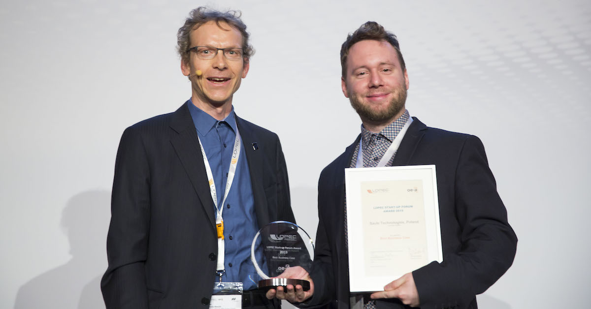 Dr David Forgacs with LOPEC 2019 Award