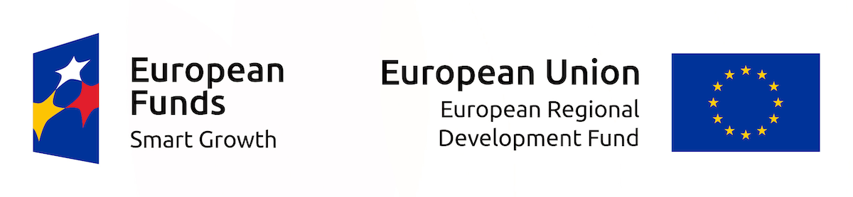European Funds, Smart Growth and European Union, European Regional Development Fund - logos