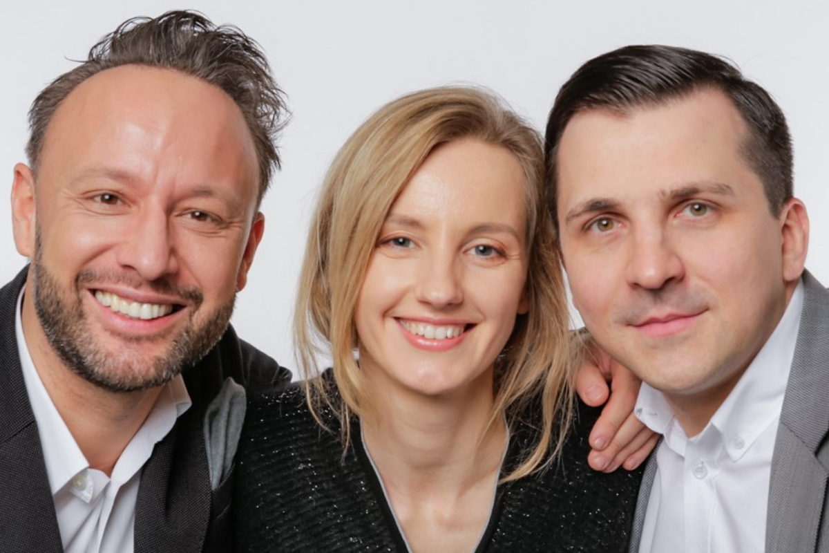 The Founders of Saule Technologies: Piotr Krych, Olga Malinkiewicz, Artur Kupczunas