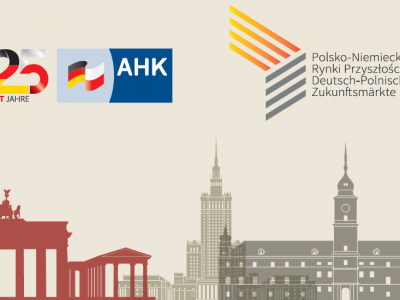 Social media banner with logos of the conference and AHK - organizer